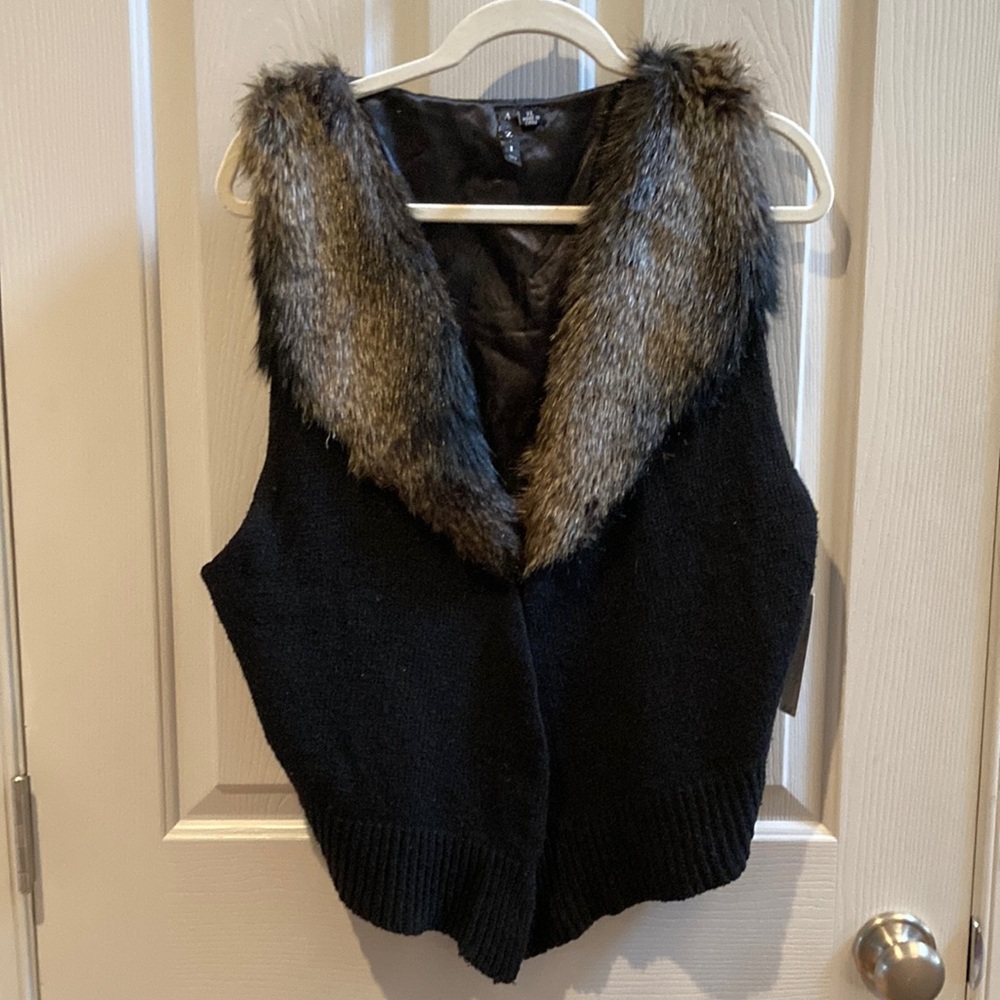 NWT AZI Jeans Black Vest